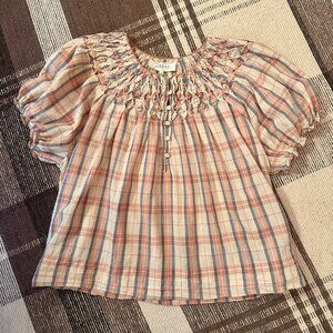 The GREAT. Hazel Plaid Top I Size 2 I M